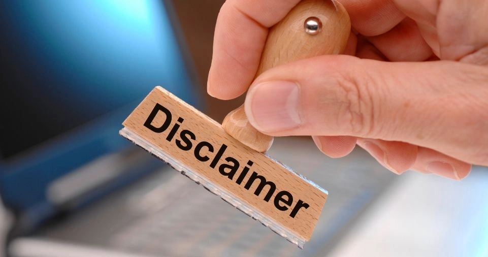 Disclaimer