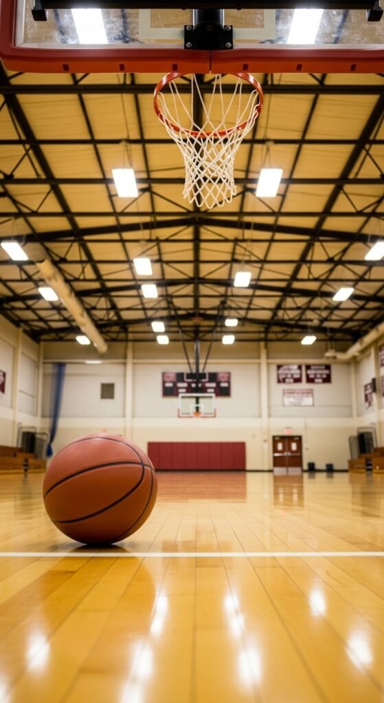 A Regulation Basketball Hoop (Exactly 10 Feet)