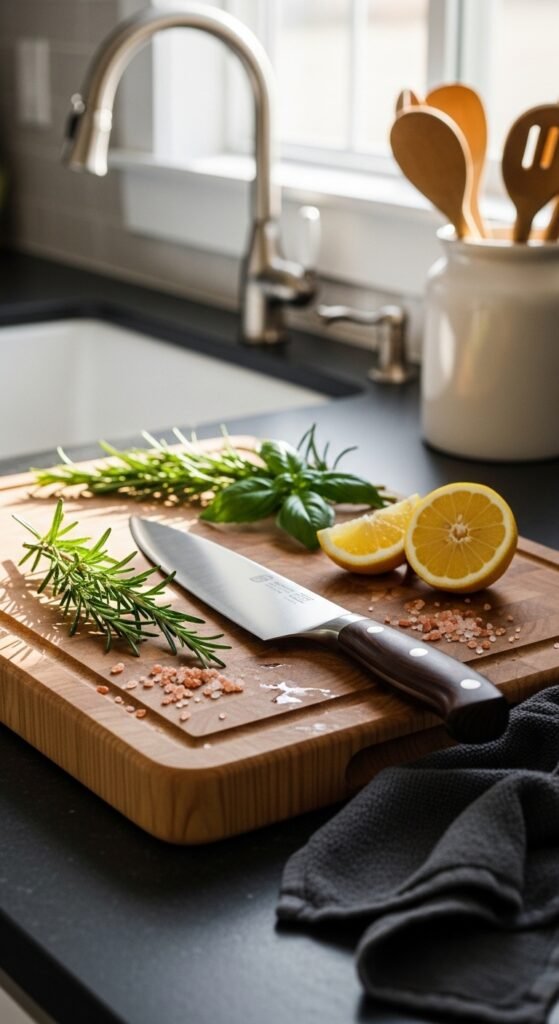 A Standard Chef's Knife Blade