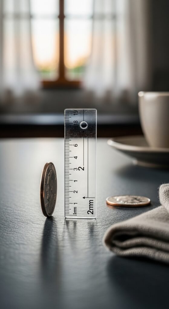 A US Nickel (Edge Thickness)