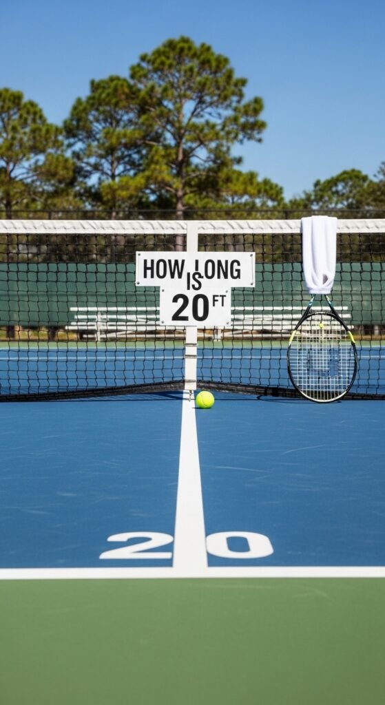 Half a Tennis Court Width... Almost