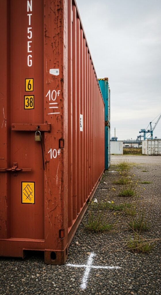 Half a Standard Shipping Container