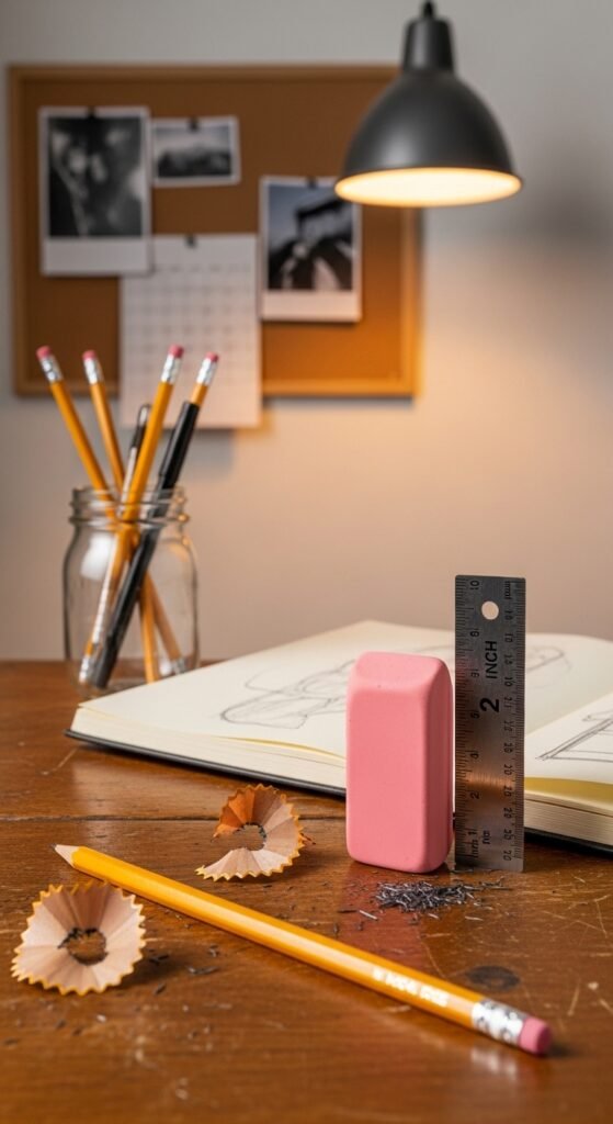 Pink Block Eraser