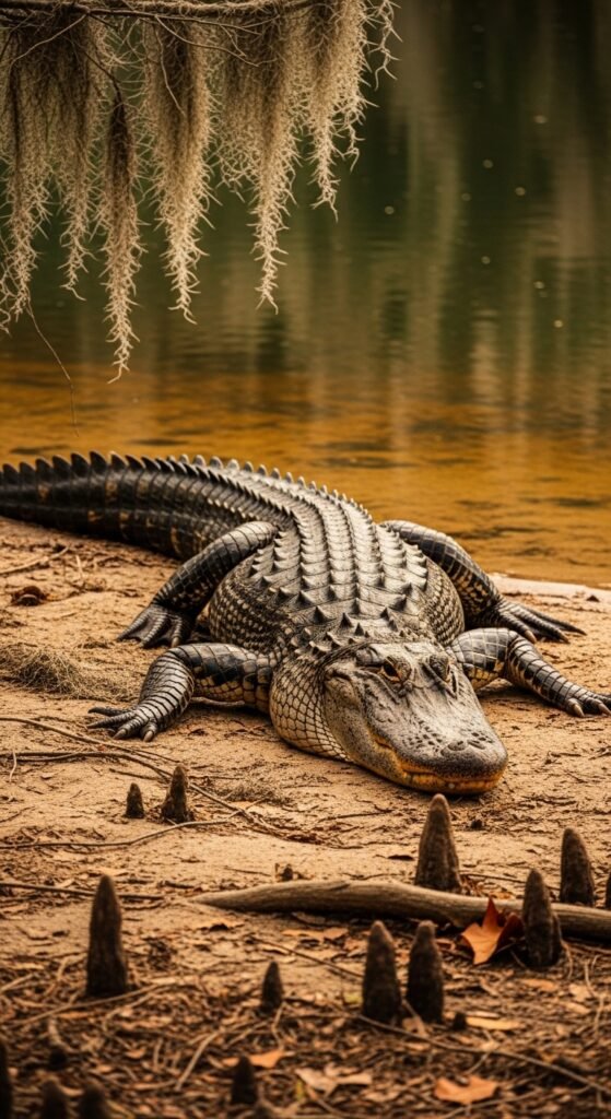 An Adult American Alligator