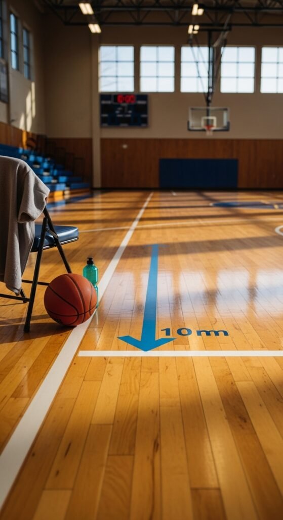 Two-Thirds of a Basketball Court's Width