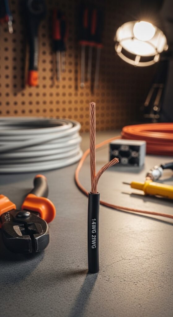 Copper Electrical Wire (14 AWG Core)