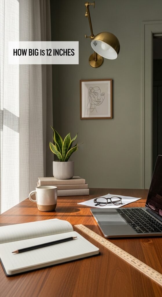 How Big Is 12 Inches at Your Desk