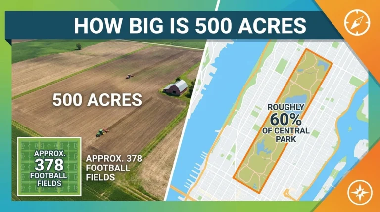 How Big Is 500 Acres